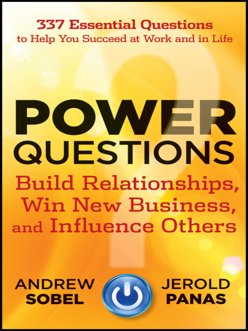 Title details for Power Questions by Andrew Sobel - Available